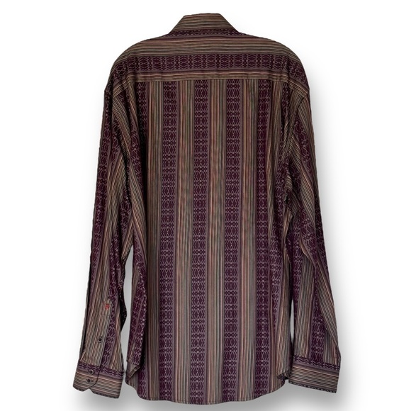 Robert Graham Button Down Dress/ Casual Long Sleeve Shirt Size 2X-Large/ 2TG - Picture 2 of 7